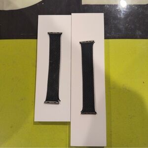 Apple Midnight Braided Solo Loop Bands. 2 of them. Size 8.